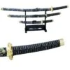 3 PCS Blue Samurai Sword Set W/ Stand -SHURIKEN Sales Store JL021BL4.1