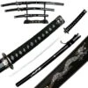 4Pc Japanes Sword Set With Dragons -SHURIKEN Sales Store JS697.1