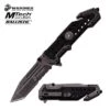 MTech USA Marines Tactical Spring Assisted Knife Stone Wash -SHURIKEN Sales Store MA1052SW