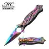 Master Collection Ballistic Ninja Spring Assisted Knife Rainbow Ti-Coated 1 Master Collection Ballistic Ninja Spring Assisted Knife Rainbow Ti-Coated -SHURIKEN Sales Store MCA030RB