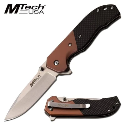 Mtech 4.75'' Tinite Coated Black & Bronze Manual Folding Knife 3 Mtech 4.75'' Tinite Coated Black & Bronze Manual Folding Knife