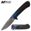 MTech USA Manual Folding Pocket Knife Black Blue G10 Handle -SHURIKEN Sales Store MT 1067BL