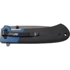MTech USA Manual Folding Pocket Knife Black Blue G10 Handle -SHURIKEN Sales Store MT 1067BL closed