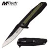 Mtech 8 Inch Two Tone Manual Folding Pocket Knife Black Green Handle 1 Mtech 8 Inch Two Tone Manual Folding Pocket Knife Black Green Handle -SHURIKEN Sales Store MT 1081GN