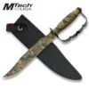 15 Inch Overall Camo Fixed Blade Knuckle Handle Bowie Survival Knife 2 15 Inch Overall Camo Fixed Blade Knuckle Handle Bowie Survival Knife -SHURIKEN Sales Store MT2036CA