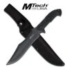 5MM Thick Black Stainless Steel Fixed Blade Knife Full Tang -SHURIKEN Sales Store MT2039