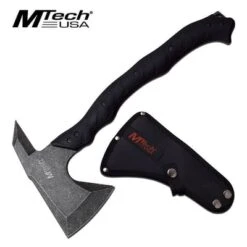 MTech USA Survival Tactical Tomahawk Axe In Stonewash Nylon