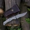 9.14" Damascus Steel Custom Handmade Folding Pocket Knife Engraved Handle