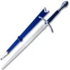 Fantasy Glamdring Replica Sword With Blue Leather Wood Scabbard -SHURIKEN Sales Store PK1045 Glamdring Sword 1