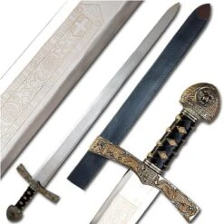 King Richard The Lionheart Sword Lion Crested Medieval Ceremonial