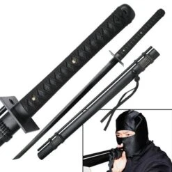 Ninja Sword With Attached Blowgun - 41 Inch Overall