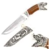 Dragon Head Dagger Fixed Blade Hunting Knife With Scabbard -SHURIKEN Sales Store SI18223 1