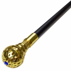 Golden Crown Jewel Knob Handle Walking Cane Sword -SHURIKEN Sales Store SI18409G 1