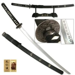 Last Samurai Sword "Compassion, Courtesy, & Sincerity" With Stand