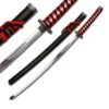 Dragon Samurai Katana Sword - Black And Red Cord Wrapped Handle -SHURIKEN Sales Store SW68LBK