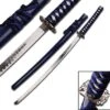 Dragon Samurai Katana Sword - Blue And Black Cord Wrapped Handle 1 Dragon Samurai Katana Sword - Blue And Black Cord Wrapped Handle -SHURIKEN Sales Store SW68LBL