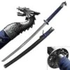 Oriental Sword 41.5 Inches Overall With Blue Wrapped Handle -SHURIKEN Sales Store SW73BL