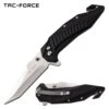 Tac Force Tactical Knife Tanto Blade Spring Assisted Black