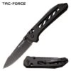 Tac Force Pocket Knife With Rapid Lock Manual Folding Knife Black Blade -SHURIKEN Sales Store TF 1035BK