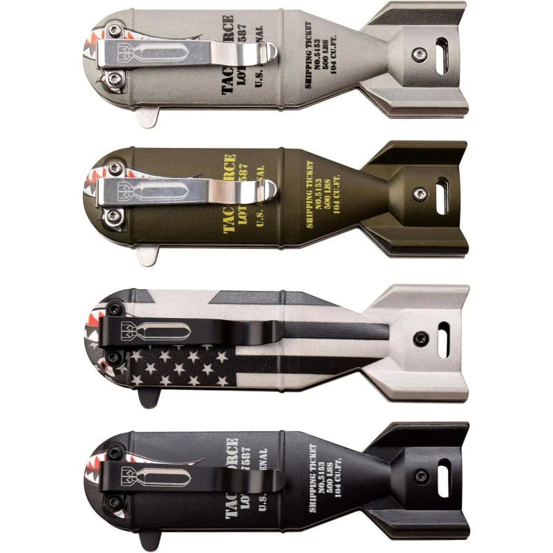 WW2 Bomber Design Spring Assisted Knife | 16 Pocket Knives In POP Box 4 WW2 Bomber Design Spring Assisted Knife | 16 Pocket Knives In POP Box - Image 2