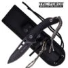 Tac Force Fixed Blade Outdoor Survival Knife Compass Fire Starter Lanyard -SHURIKEN Sales Store TF200949BK