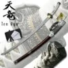 Ten Ryu Samurai Jin Tachi Functional Sword - Maroon Finish -SHURIKEN Sales Store TR014MR