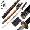 Tenryu Oriental Sword 41 Inches Overall With Black Imitation Ray Skin Handle -SHURIKEN Sales Store TR032GD