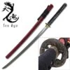 Ten Ryu 42 Inch Handmade 1045 Carbon Steel Blade Samurai Sword -SHURIKEN Sales Store TR036RD.1
