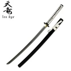 Ten Ryu 42 Inch Overall 1045 Carbon Steel Handmade Samurai Katana Sword
