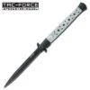 Huge Italian Stiletto Style Spring Assist Knife - White Pearl Handle -SHURIKEN Sales Store YC547PB