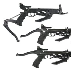 80lb Self Cocking Pistol CrossBow With Forearm Grip Black -SHURIKEN Sales Store crossbow MK TCS1 BK 4